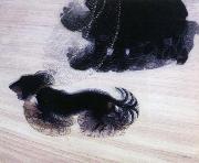 giacomo balla dynamism of a dog on a leash USA oil painting artist